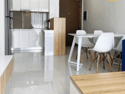 Thiết kế nội thất chung cư hiện đại Hoàng Đạt - TKCC002