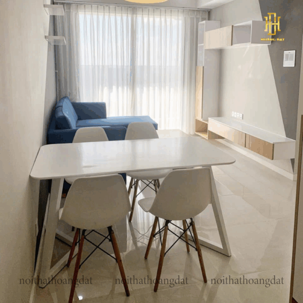 Thiết kế nội thất chung cư hiện đại Hoàng Đạt - TKCC002