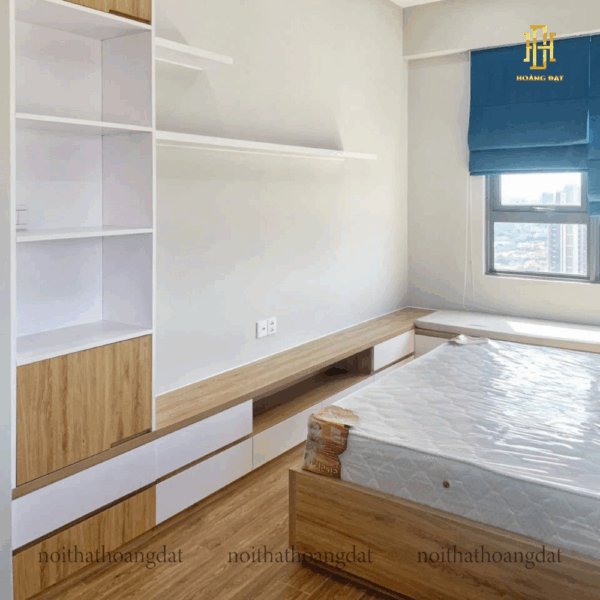 Thiết kế nội thất chung cư hiện đại Hoàng Đạt - TKCC002