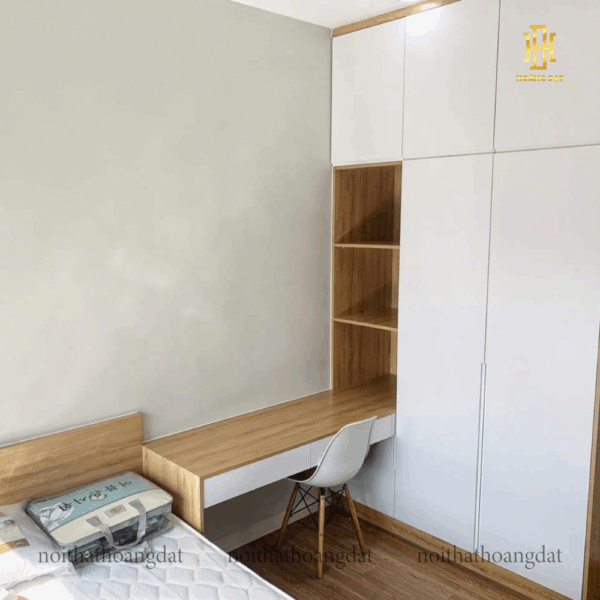 Thiết kế nội thất chung cư hiện đại Hoàng Đạt - TKCC002