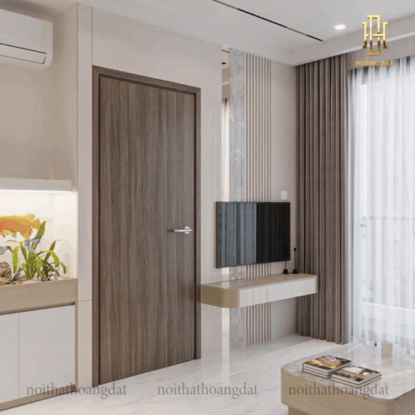Thiết kế nội thất chung cư hiện đại Hoàng Đạt - TKCC003