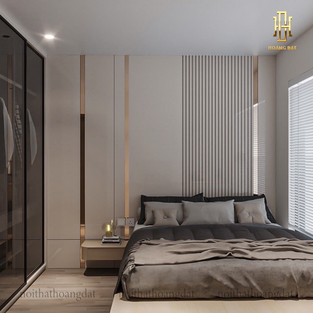 Thiết kế nội thất chung cư hiện đại Hoàng Đạt - TKCC003