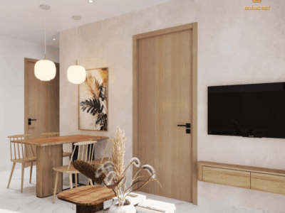 Thiết kế nội thất chung cư hiện đại Hoàng Đạt - TKCC005