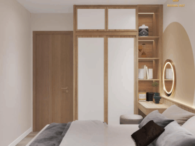 Thiết kế nội thất chung cư hiện đại Hoàng Đạt - TKCC005
