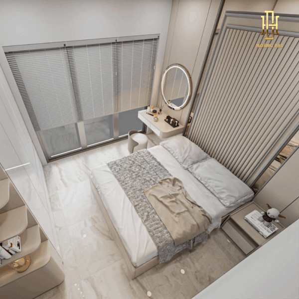 Thiết kế nội thất nhà phố Hoàng Đạt - TKNP001