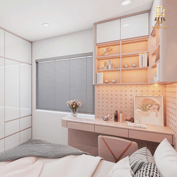 Thiết kế nội thất nhà phố Hoàng Đạt - TKNP001