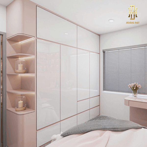 Thiết kế nội thất nhà phố Hoàng Đạt - TKNP001