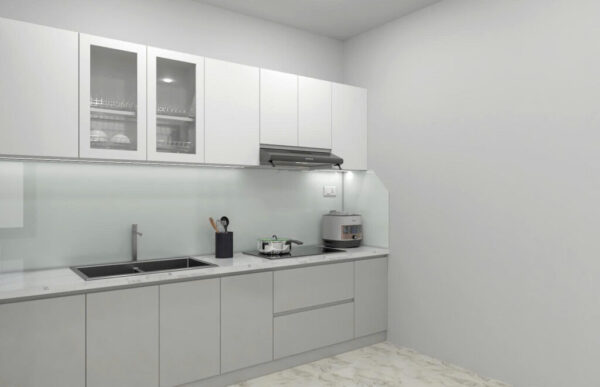 Tủ bếp nhựa cao cấp Hoàng Đạt - TB003